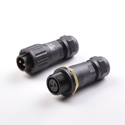 C12两芯对接直插防水连接器
